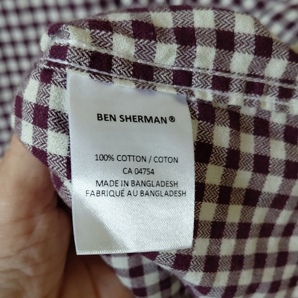 Ben Sherman Brown Casual Button Down Shirt - Picture 5 of 5